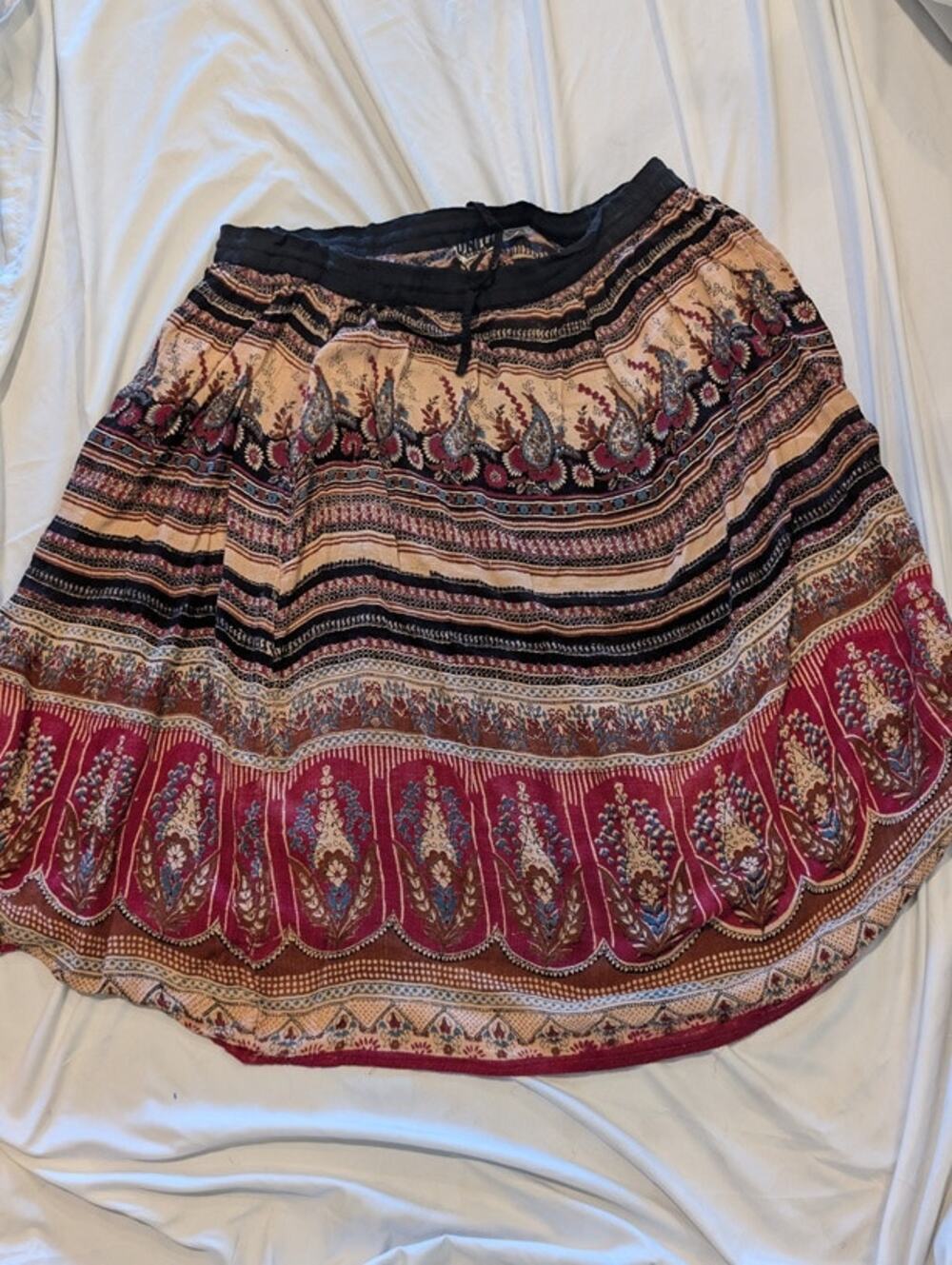 1245- Vintage Broomstick skirt - Pre Loved